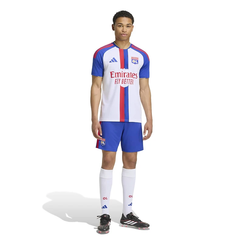 Maillot adidas pour homme blanc Olympique Lyonnais Domicile 2026/27 Réplique