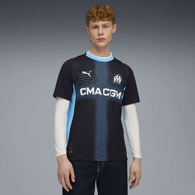 Men's Puma  Navy Olympique Marseille 2025/26 Away Replica Jersey