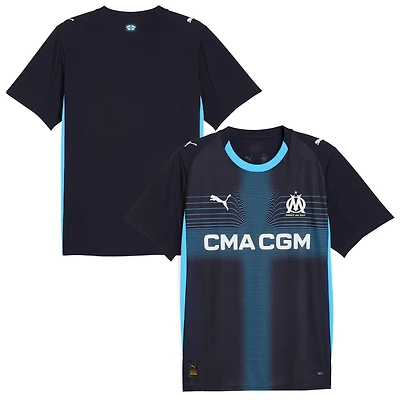 Men's Puma  Navy Olympique Marseille 2025/26 Away Replica Jersey
