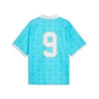 Men's Puma  Turquoise Olympique Marseille KING Retro Fashion Jersey