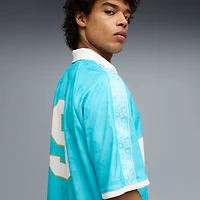 Maillot rétro mode Puma Turquoise Olympique Marseille KING pour hommes