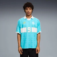 Maillot rétro mode Puma Turquoise Olympique Marseille KING pour hommes