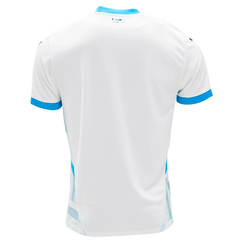 Men's Puma White Olympique Marseille 2024/25 Home Replica Jersey