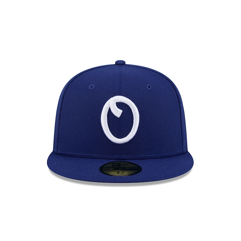 Casquette ajustée 59FIFTY bleu foncé pour homme New Era Omaha Storm Chasers Theme Nights