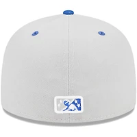 Casquette ajustée New Era pour homme Omaha Storm Chasers soirées à thème Rockets 59FIFTY grise