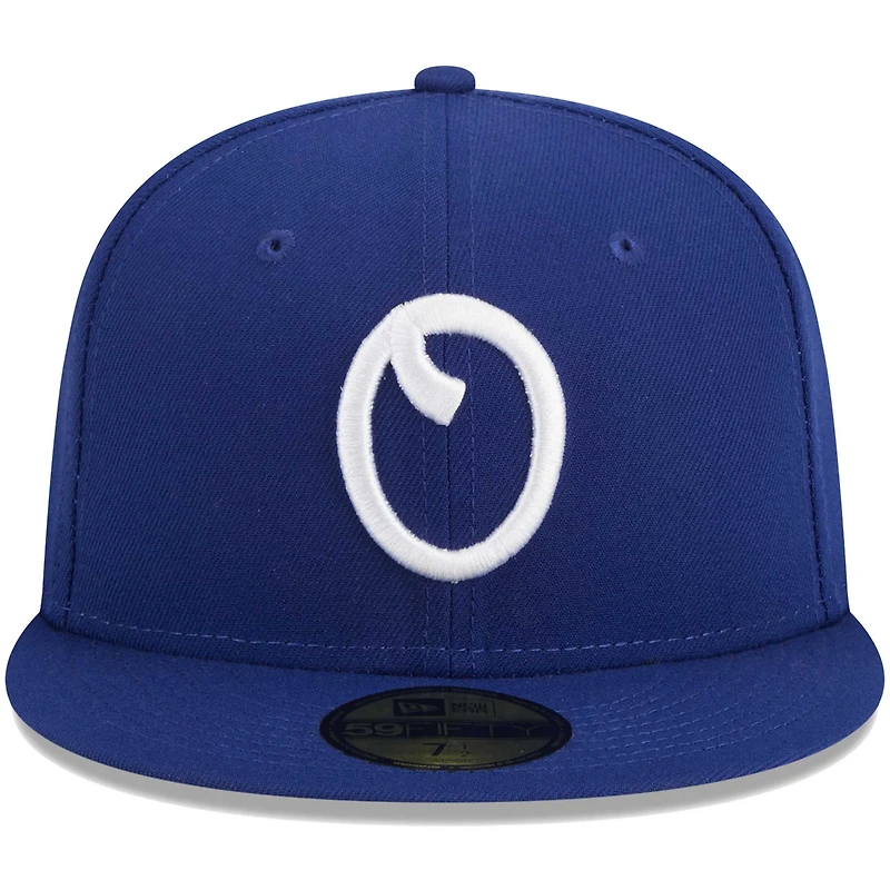 Casquette ajustée 59FIFTY pour homme Omaha Storm Chasers Theme Nights Royals New Era bleu marine