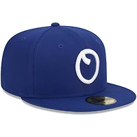 Casquette ajustée 59FIFTY pour homme Omaha Storm Chasers Theme Nights Royals New Era bleu marine