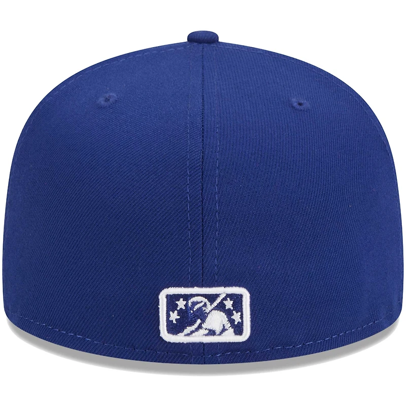 Casquette ajustée 59FIFTY pour homme Omaha Storm Chasers Theme Nights Royals New Era bleu marine