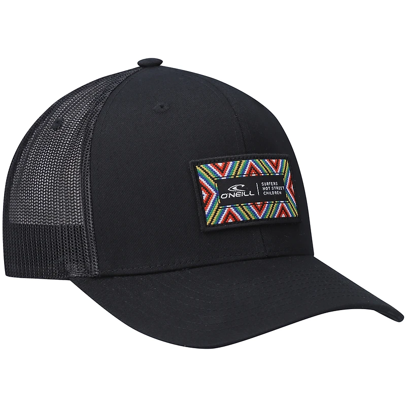 Casquette O'Neill Black Box Trucker Snapback pour hommes