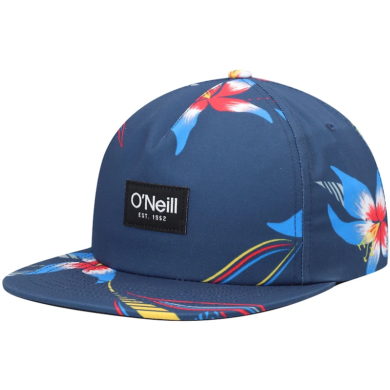 Casquette Snapback O'Neill Navy Logo Flora pour homme