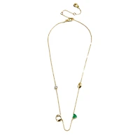 BaubleBar Oregon Ducks Delicate Spaced Charm Necklace