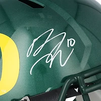 Bo Nix Oregon Ducks Autographed Riddell Speed Replica Helmet 