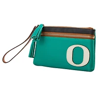 Dooney & Bourke Oregon Ducks Infield Double-Zip Wristlet