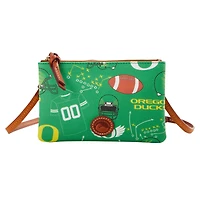 Dooney & Bourke Oregon Ducks Top Zip Crossbody Purse