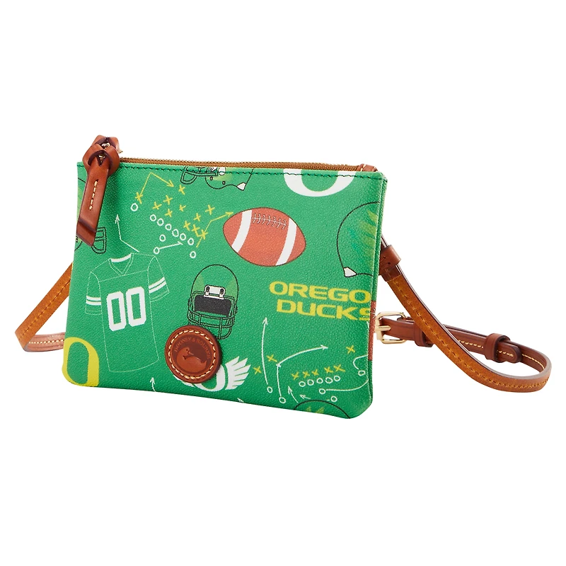Sac à main à bandoulière avec fermeture éclair sur le dessus Dooney & Bourke Oregon Ducks