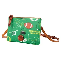 Dooney & Bourke Oregon Ducks Top Zip Crossbody Purse