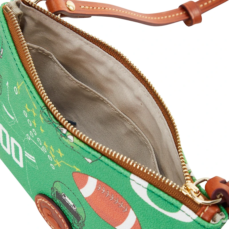 Sac à main à bandoulière avec fermeture éclair sur le dessus Dooney & Bourke Oregon Ducks
