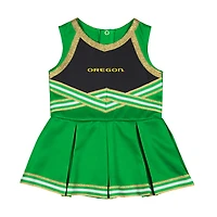 Girls Infant Colosseum Green Oregon Ducks Lollipop Park Cheer Dress