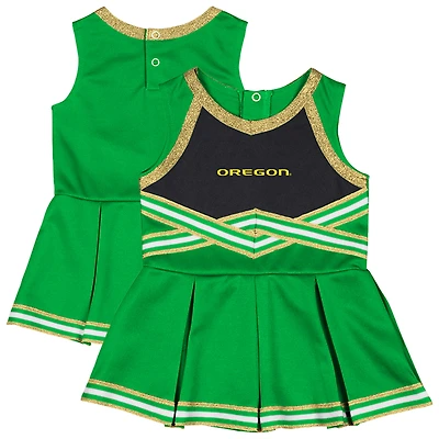 Girls Infant Colosseum Green Oregon Ducks Lollipop Park Cheer Dress