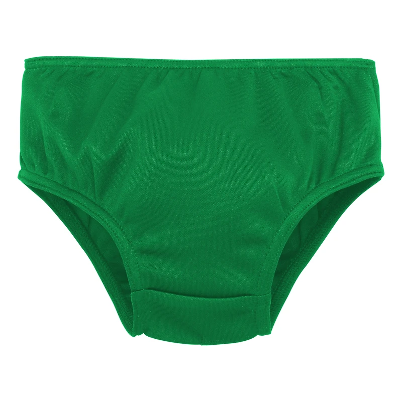 Girls Toddler Green Oregon Ducks Cheer Captain Dress with Bloomers