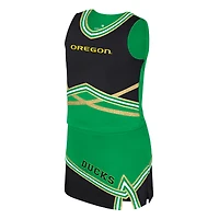 Girls Youth Colosseum Green Oregon Ducks Lollipop Park Cheer Two-Piece Set