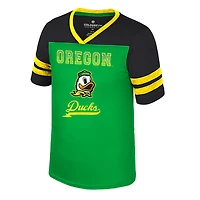 T-shirt vert princesse Bubblegum Bling pour jeunes filles des Ducks de l'Oregon, Colosseum
