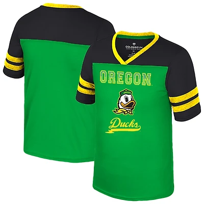 T-shirt vert princesse Bubblegum Bling pour jeunes filles des Ducks de l'Oregon, Colosseum
