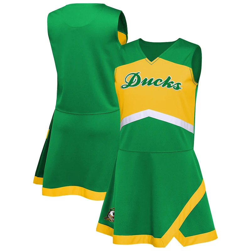 Girls Youth Outerstuff Green Oregon Ducks Cheer Captain Jumper Dress