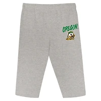 Infant Outerstuff Green/Yellow Oregon Ducks Double Down Bodysuit and Pants 3-Piece Set