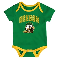 Infant Outerstuff Oregon Ducks All Day Play Three-Piece Bodysuit Set