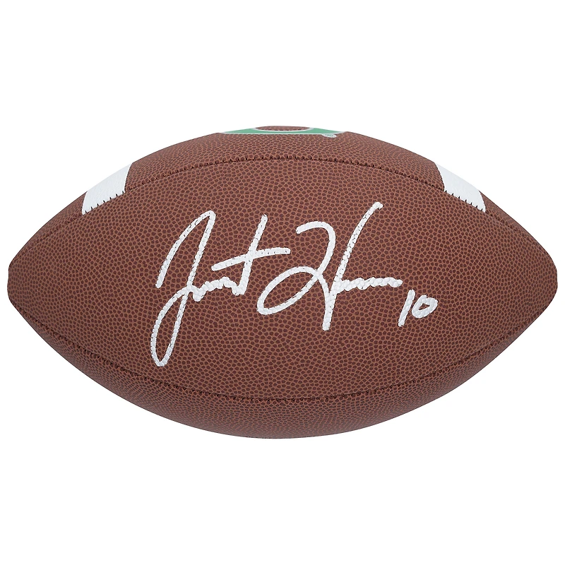 Justin Herbert Oregon Ducks Autographed Nike Replica Football