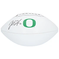 Justin Herbert Oregon Ducks Autographed Nike White Panel Football