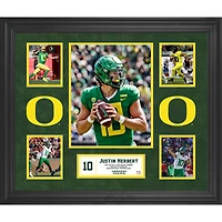 Collage encadré de 5 photos des Ducks de l'Oregon de Justin Herbert