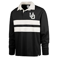 Polo de rugby à manches longues '47 pour hommes des Ducks l'Oregon Clubhouse Knox Thames noir