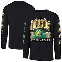 T-shirt à manches longues noir « 47 » pour homme, « Go Big » des Oregon Ducks