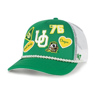 Casquette ajustable pour homme '47 Oregon Ducks Rally On Hitch verte et blanche