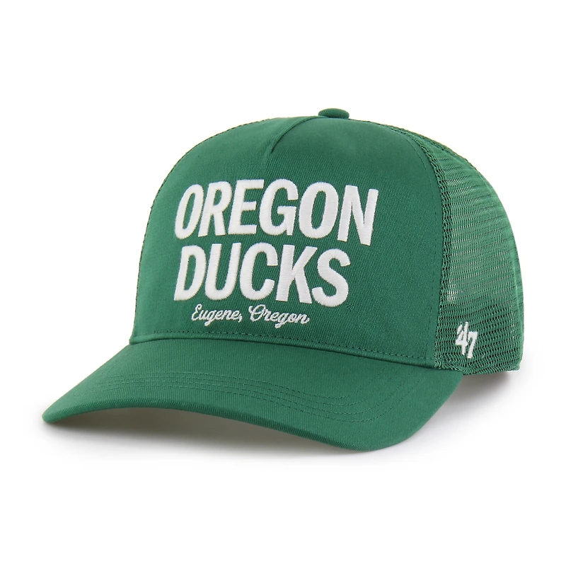 Men's '47 Green Oregon Ducks Contemporary Hitch Trucker Adjustable Hat
