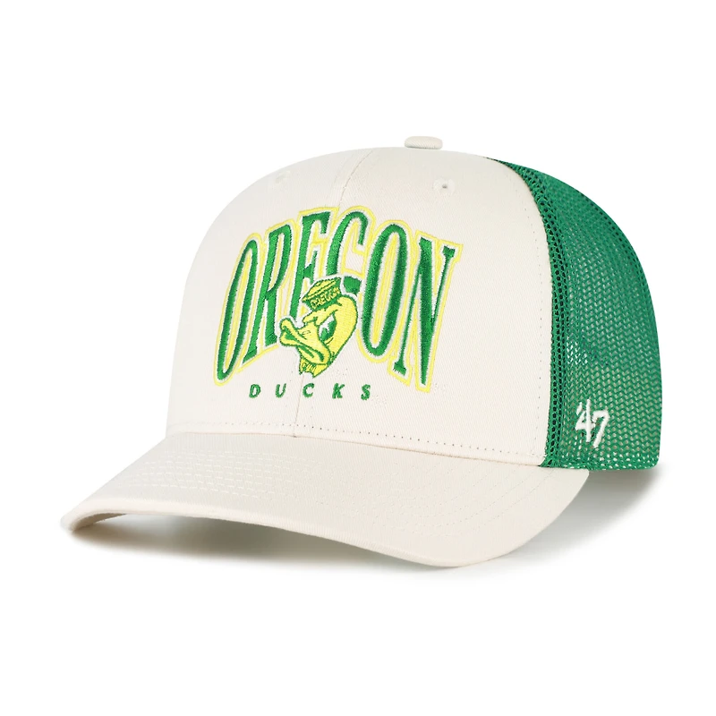 Casquette trucker ajustable pour homme '47 Natural Oregon Ducks Drawbridge
