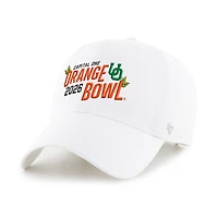 Men's '47 White Oregon Ducks College Football Playoffs Quarterfinals Clean Up Adjustable Hat