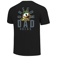 Men's  Black Oregon Ducks Father's Day Mascot Overlay T-Shirt