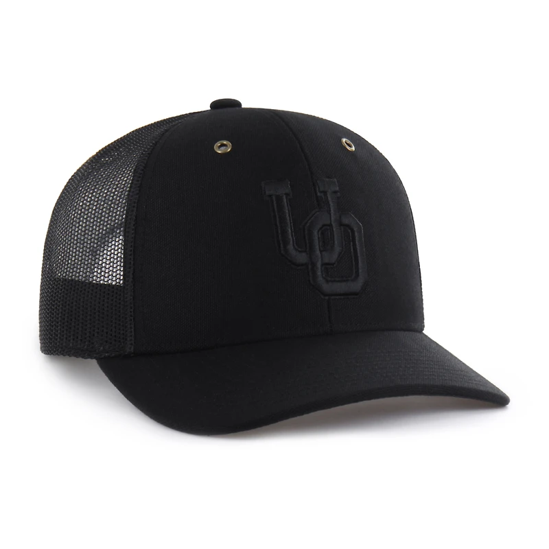 Men's Carhartt x '47 Black Oregon Ducks Trucker Adjustable Hat