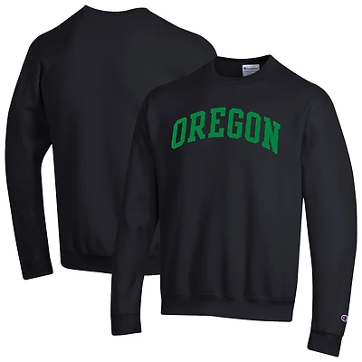 Men's Champion Oregon Ducks Basic Arch Fleece Pullover Sweatshirt