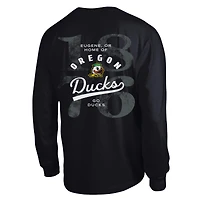 Men's Champion  Black Oregon Ducks Laminated All-Star Long Sleeve T-Shirt