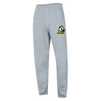 Pantalon de survêtement Champion pour homme, gris chiné, en molleton Powerblend Oregon Ducks