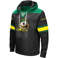 Sweat à capuche lacets Colosseum noir Oregon Ducks 2.0 pour hommes