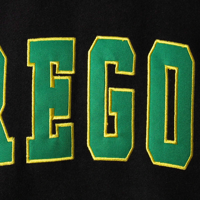Men's Colosseum Black Oregon Ducks Arch & Logo Sweatshirt