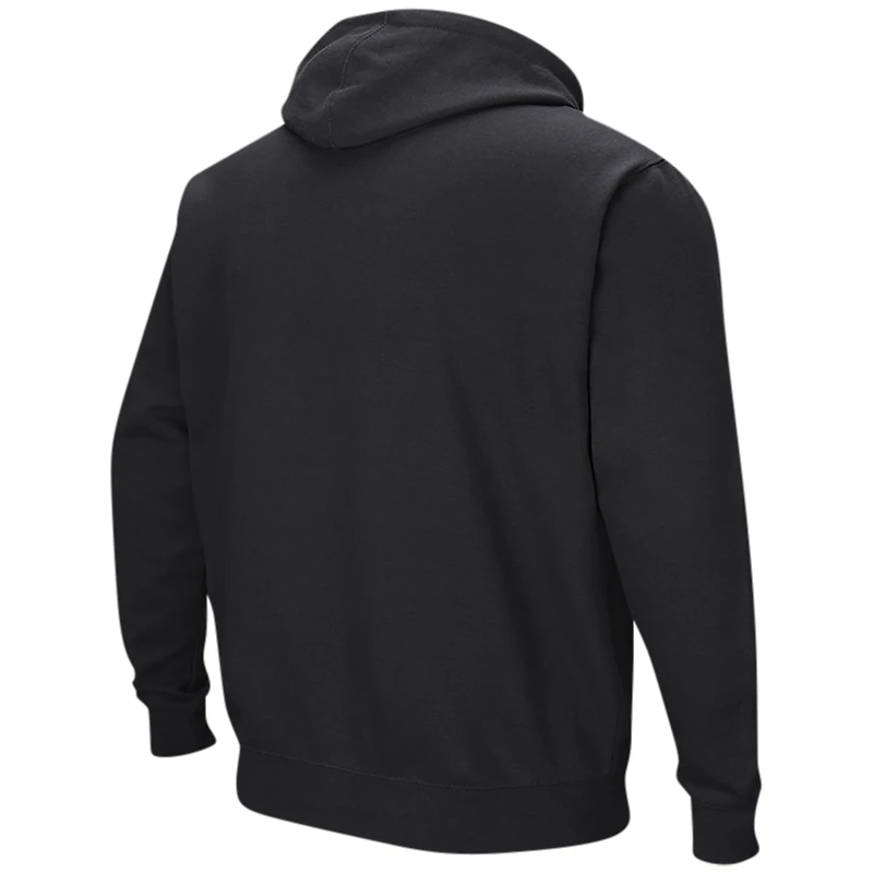 Men's Colosseum Black Oregon Ducks Double Arch Pullover Hoodie