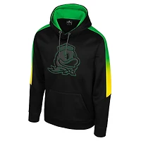 Men's Colosseum Black Oregon Ducks The Gang Blackout Hoodie