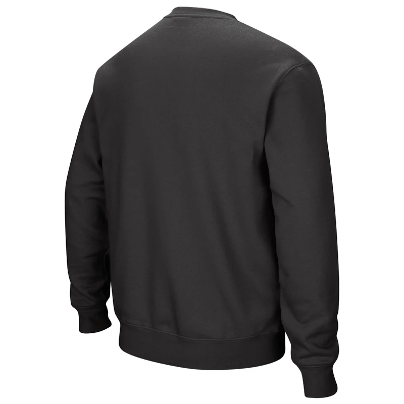 Men's Colosseum Charcoal Oregon Ducks Arch & Logo Sweatshirt