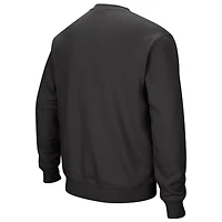 Men's Colosseum Charcoal Oregon Ducks Arch & Logo Sweatshirt